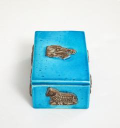 Ceramiche Zaccagnini Zaccagnini Turquoise Ceramic Box - 4293744