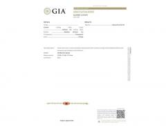 Certified Spessartine Garnet and Diamond in 18K Two Tone Gold Retro Bracelet - 3512750