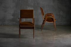 Cerused Art Deco Armchair France 1940s - 4606644