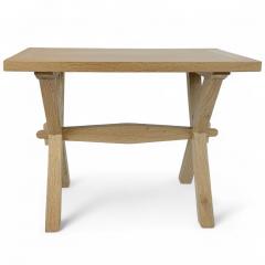 Cerused Oak Table with X Form Legs - 4421514
