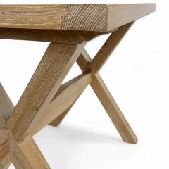 Cerused Oak Table with X Form Legs - 4421515