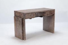 Cerused oak desk with pull out work surfaces having three drawers Contemporary - 3236495