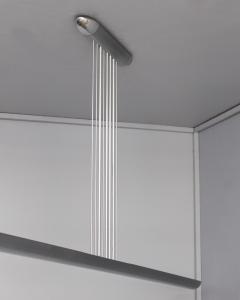 Cesar Putzeys Fine French 1960s Aluminum Chandeliers by Cesar Putzeys - 4565135