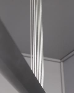 Cesar Putzeys Fine French 1960s Aluminum Chandeliers by Cesar Putzeys - 4565137