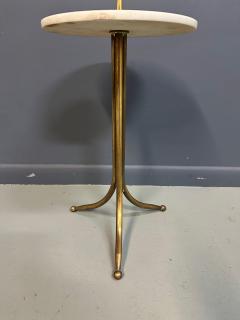 Cesare Lacca 1950s Italian Cesare Lacca Brass and Marble Drinks Table Mid Century - 4367375
