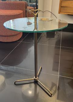 Cesare Lacca Brass glass portacenere side table by Cesare Lacca - 3602436