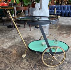 Cesare Lacca Cesare Lacca Rare Oval Bar Cart Italy 1955 - 1191517