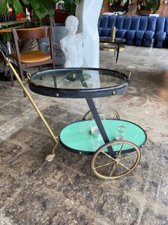 Cesare Lacca Cesare Lacca Rare Oval Bar Cart Italy 1955 - 1191521