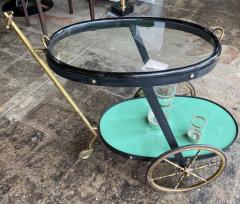 Cesare Lacca Cesare Lacca Rare Oval Bar Cart Italy 1955 - 1191522