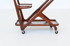 Cesare Lacca Cesare Lacca sculptural serving trolley or bar cart Italy 1950 - 4164859