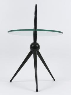 Cesare Lacca Elegant Mid Century Modern Tripod Side Table by Cesare Lacca Italy 1950s - 4541121