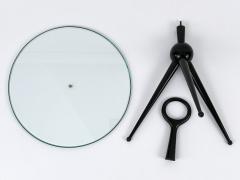 Cesare Lacca Elegant Mid Century Modern Tripod Side Table by Cesare Lacca Italy 1950s - 4541124