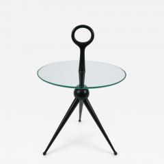 Cesare Lacca Elegant Mid Century Modern Tripod Side Table by Cesare Lacca Italy 1950s - 4544664