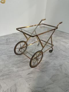 Cesare Lacca Mid Century Italian Bar Cart by Cesare Lacca 1970 - 3873423