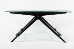 Cesare Lacca Mid Century Italian Coffee Table With Magazine Rack - 4096212