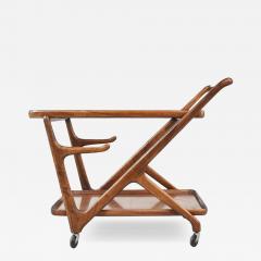 Cesare Lacca Pair of Walnut Mid Century Bar Carts by Cesare Lacca - 4820268
