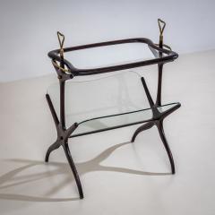 Cesare Lacca Side Table with Magazine Rack attributed to Cesare Lacca Italy 1950s - 4718285