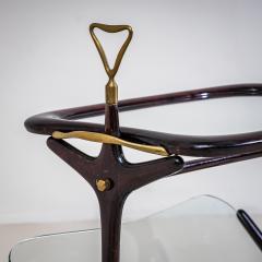 Cesare Lacca Side Table with Magazine Rack attributed to Cesare Lacca Italy 1950s - 4718286
