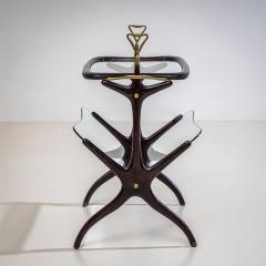 Cesare Lacca Side Table with Magazine Rack attributed to Cesare Lacca Italy 1950s - 4718287