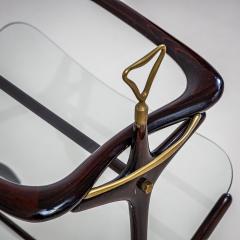 Cesare Lacca Side Table with Magazine Rack attributed to Cesare Lacca Italy 1950s - 4718291