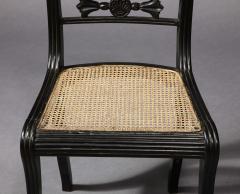 Ceylonese Solid Ebony Side Chair in the Regency Taste - 3161520