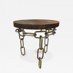 Chain leg side table - 3232078