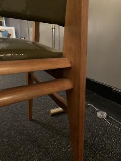 Chair armchair in natural oak in the style of Pierre Jeanneret France 1950s - 4337771