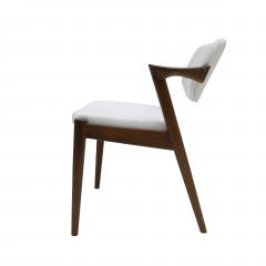 Chair in Style Of Kai Kristansein Made Of Walnut Wood And Reclining Backrest - 818996