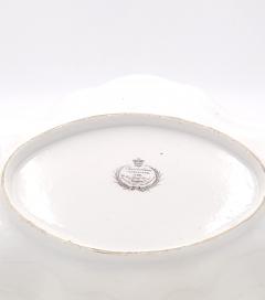 Chamberlains Armorial Oval Dish England circa 1780 - 2791416