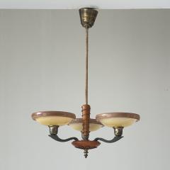 Chandelier Sweden 1940s - 4376226