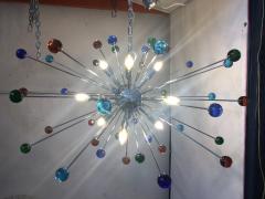 Chandelier murano glass sputnik blue italian handmade - 2780942