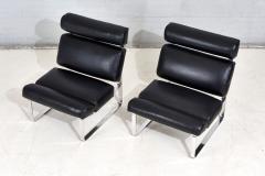 Channel Upholstered Slipper Lounge Chairs 1970 - 2892492