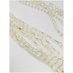 Chantal Thomass Rare Chantal Thomass Iridescent Glass Beaded Necklace and Earrings Set - 4054183