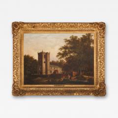 Chapel in the Woods oil on canvas painting by English School - 4121968