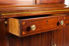 Charak Hand Carved Mahogany Wood Display Cabinet - 714139