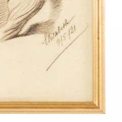 Charcoal Portrait of a Woman - 4514626