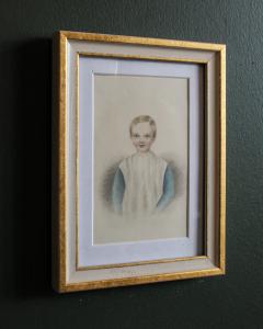 Charcoal and Watercolour of Boy - 3452170
