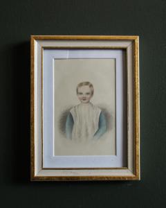 Charcoal and Watercolour of Boy - 3452172
