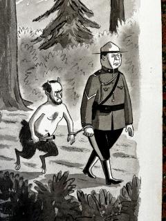 Charles Addams Nonconformist Removed by the State Satyr Pan Mythology - 3613122