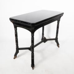 Charles Bevan Bevan Marsh Jones Cribb An Aesthetic Movement walnut ebonized card table - 4182754