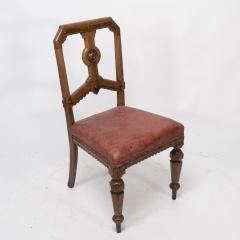 Charles Bevan Charles Bevan Gillows Attr a Set of Six Aesthetic Movement Oak Dining Chairs - 4191605