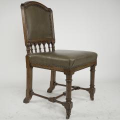 Charles Bevan Charles Bevan attributed Gothic Revival Oak Desk or Side Chair - 4191596