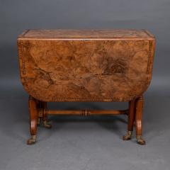 Charles Bevan Charles Bevan for Marsh Jones A Gothic Revival Burr Walnut Sutherland Table - 4182757