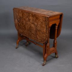 Charles Bevan Charles Bevan for Marsh Jones A Gothic Revival Burr Walnut Sutherland Table - 4182758