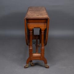 Charles Bevan Charles Bevan for Marsh Jones A Gothic Revival Burr Walnut Sutherland Table - 4182759