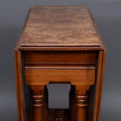 Charles Bevan Charles Bevan for Marsh Jones A Gothic Revival Burr Walnut Sutherland Table - 4182760