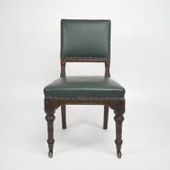 Charles Bevan Charles Bevan for Marsh Jones Gothic Revival Side Chair with Chamfered Edges - 4182763