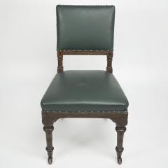 Charles Bevan Charles Bevan for Marsh Jones Gothic Revival Side Chair with Chamfered Edges - 4182766