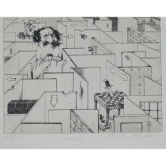 Charles Bragg Charles Bragg Seven Deadly Sins Signed Engraving Print Anger - 4282526