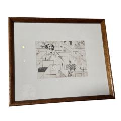 Charles Bragg Charles Bragg Seven Deadly Sins Signed Engraving Print Anger - 4282527